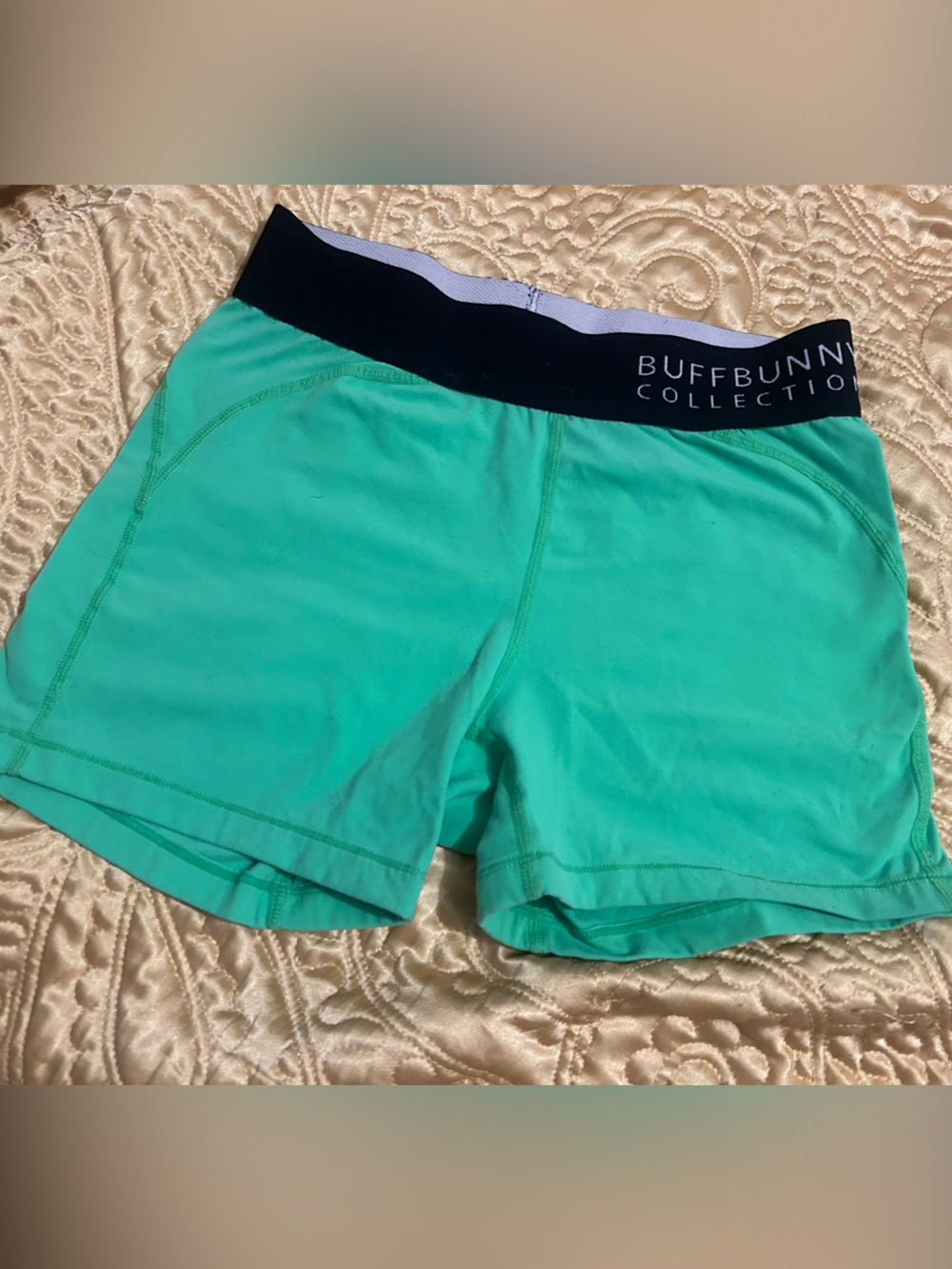 Buffbunny Collection neon Green Athletic Shorts